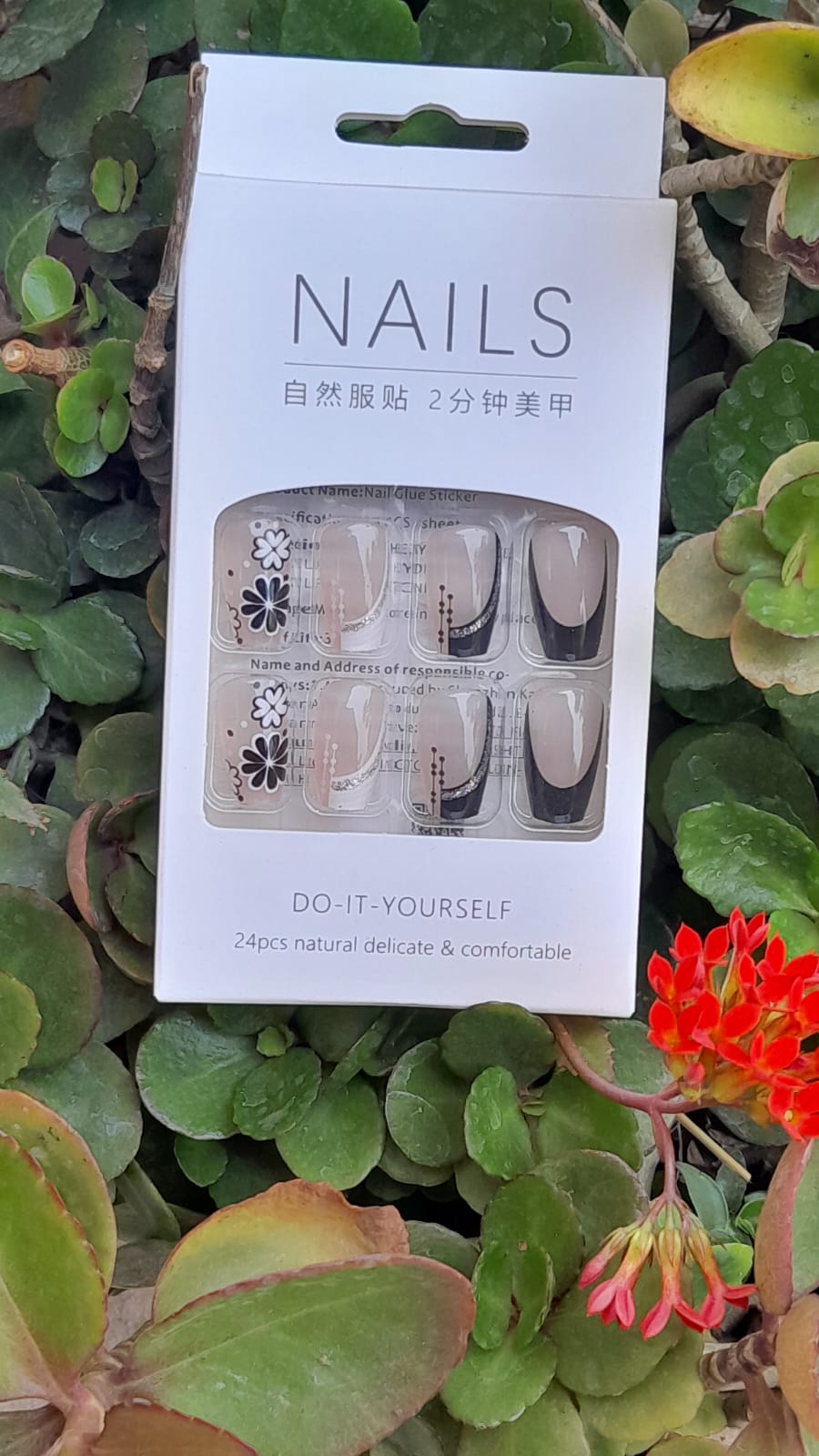 Midnight Matte Magic Premium  Fake Nails Kit